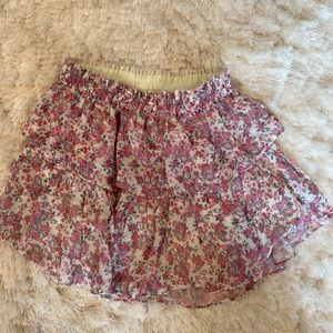 LoveShackFancy tiered ruffle skirt